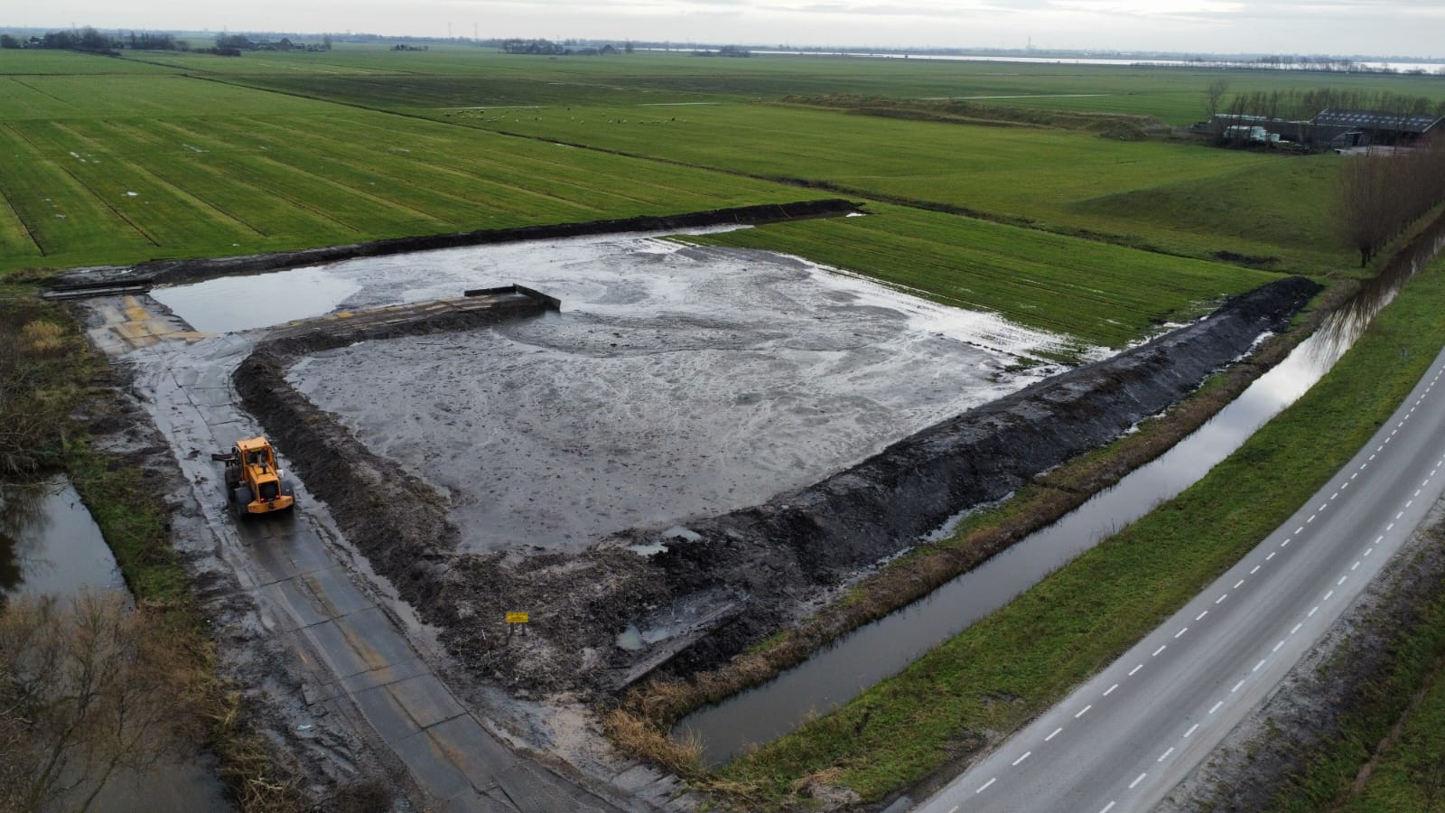 🌱 Lokale oplossingen grondprojecten. Landverbetering in de polder met baggerdepot.